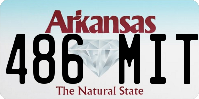 AR license plate 486MIT