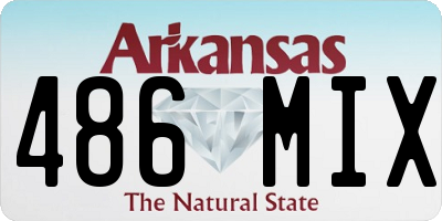 AR license plate 486MIX