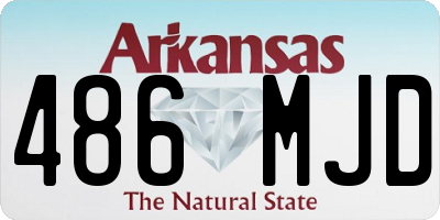 AR license plate 486MJD