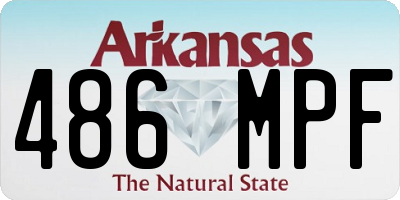 AR license plate 486MPF