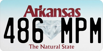 AR license plate 486MPM