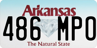 AR license plate 486MPO