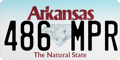AR license plate 486MPR