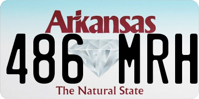 AR license plate 486MRH