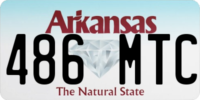 AR license plate 486MTC