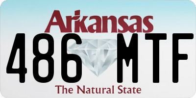 AR license plate 486MTF