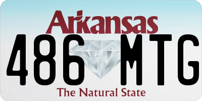 AR license plate 486MTG