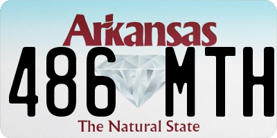 AR license plate 486MTH