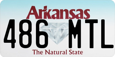 AR license plate 486MTL