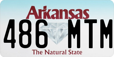 AR license plate 486MTM