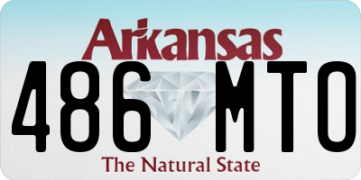 AR license plate 486MTO