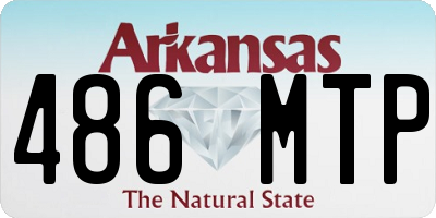 AR license plate 486MTP