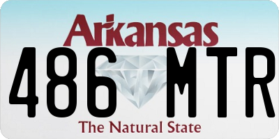 AR license plate 486MTR