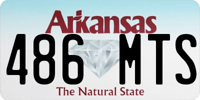 AR license plate 486MTS
