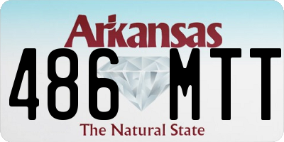 AR license plate 486MTT