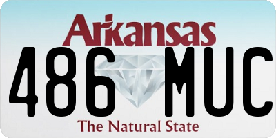 AR license plate 486MUC