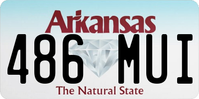AR license plate 486MUI