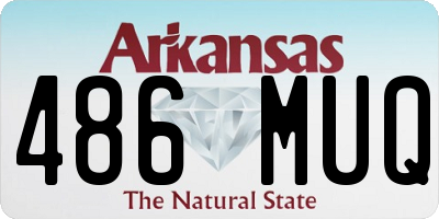 AR license plate 486MUQ