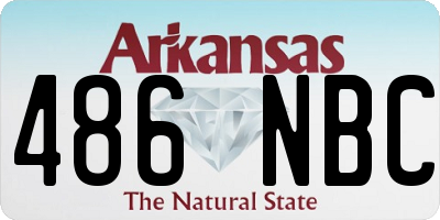 AR license plate 486NBC