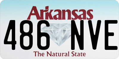 AR license plate 486NVE