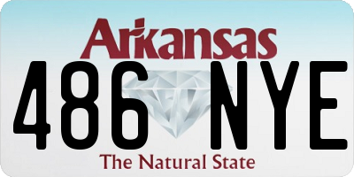 AR license plate 486NYE