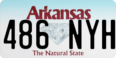 AR license plate 486NYH