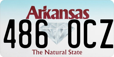 AR license plate 486OCZ