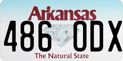 AR license plate 486ODX