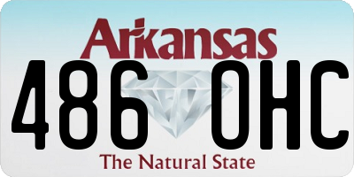 AR license plate 486OHC