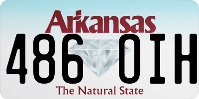 AR license plate 486OIH