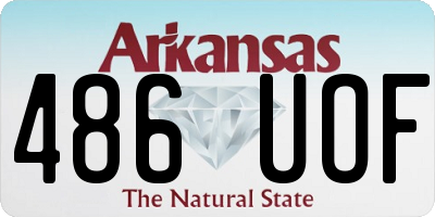 AR license plate 486UOF
