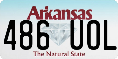 AR license plate 486UOL