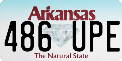 AR license plate 486UPE