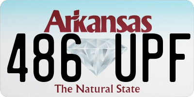 AR license plate 486UPF