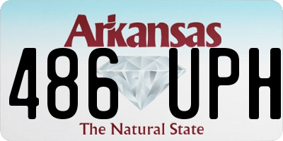 AR license plate 486UPH