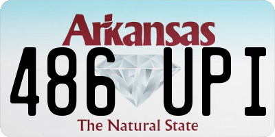AR license plate 486UPI