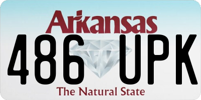 AR license plate 486UPK