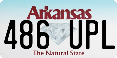 AR license plate 486UPL