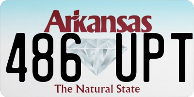 AR license plate 486UPT