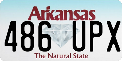 AR license plate 486UPX