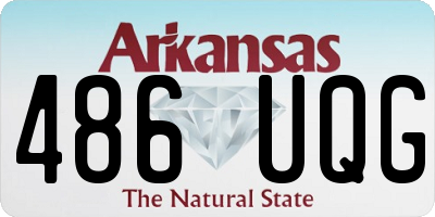 AR license plate 486UQG