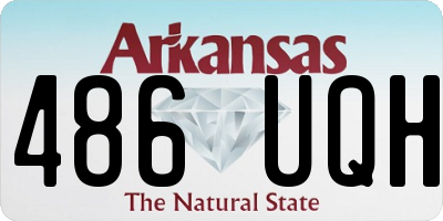 AR license plate 486UQH