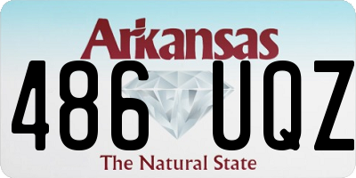 AR license plate 486UQZ