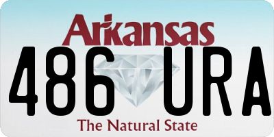 AR license plate 486URA