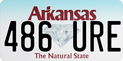 AR license plate 486URE