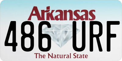 AR license plate 486URF