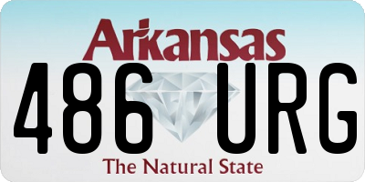 AR license plate 486URG