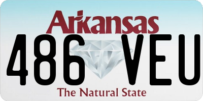 AR license plate 486VEU
