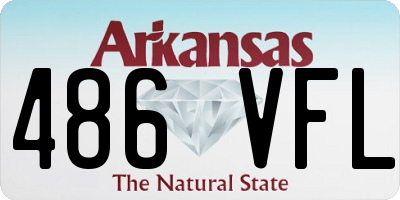 AR license plate 486VFL