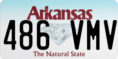 AR license plate 486VMV